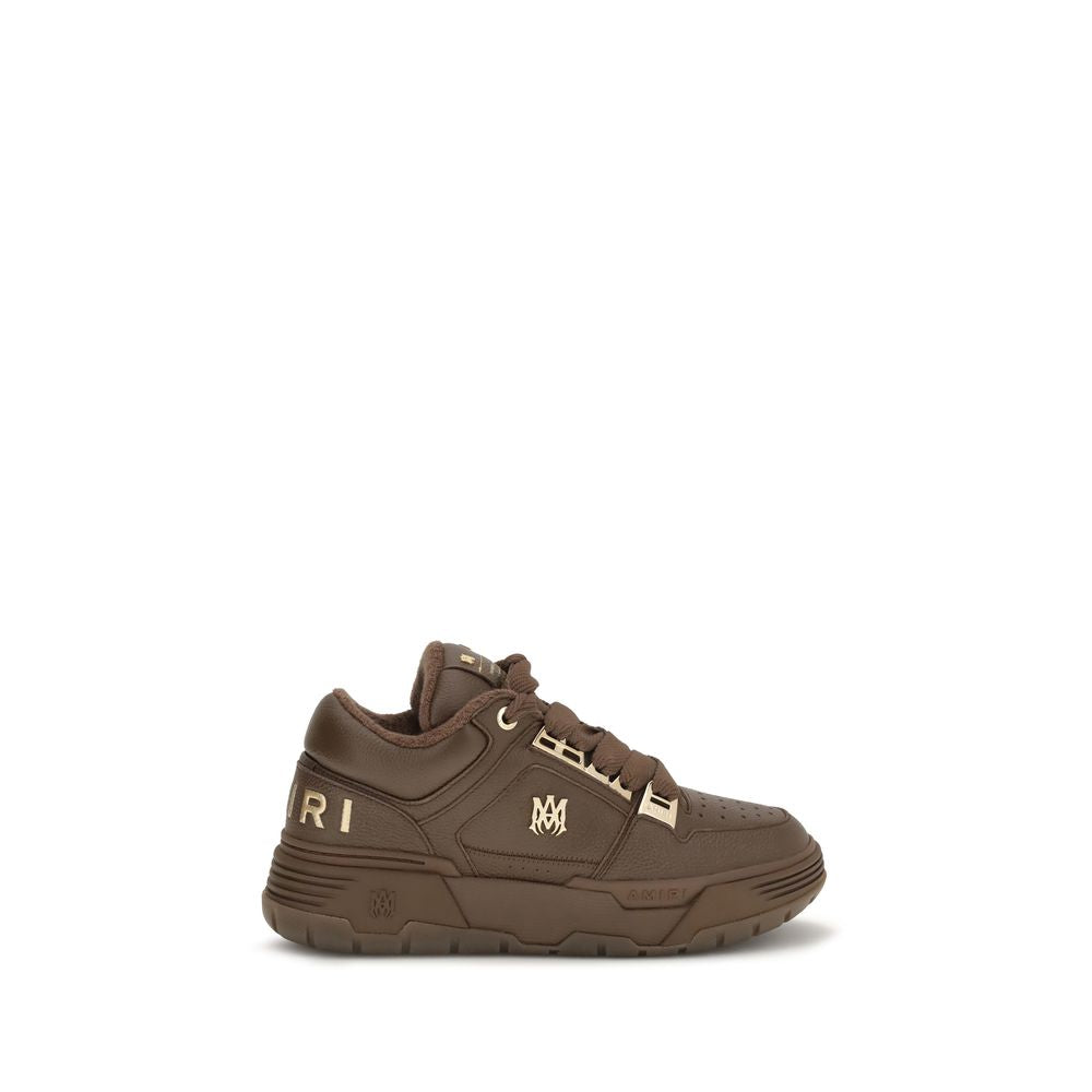 Brown Calf Leather Bos Taurus Chunky Sneakers mens luxury fashion - Mens Edit