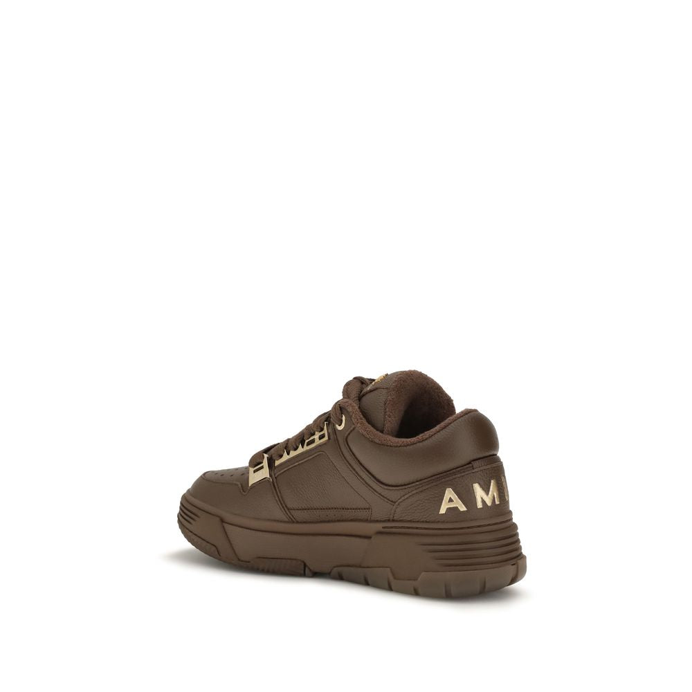 Amiri Calf Leather Chunky Sneakers in Brown