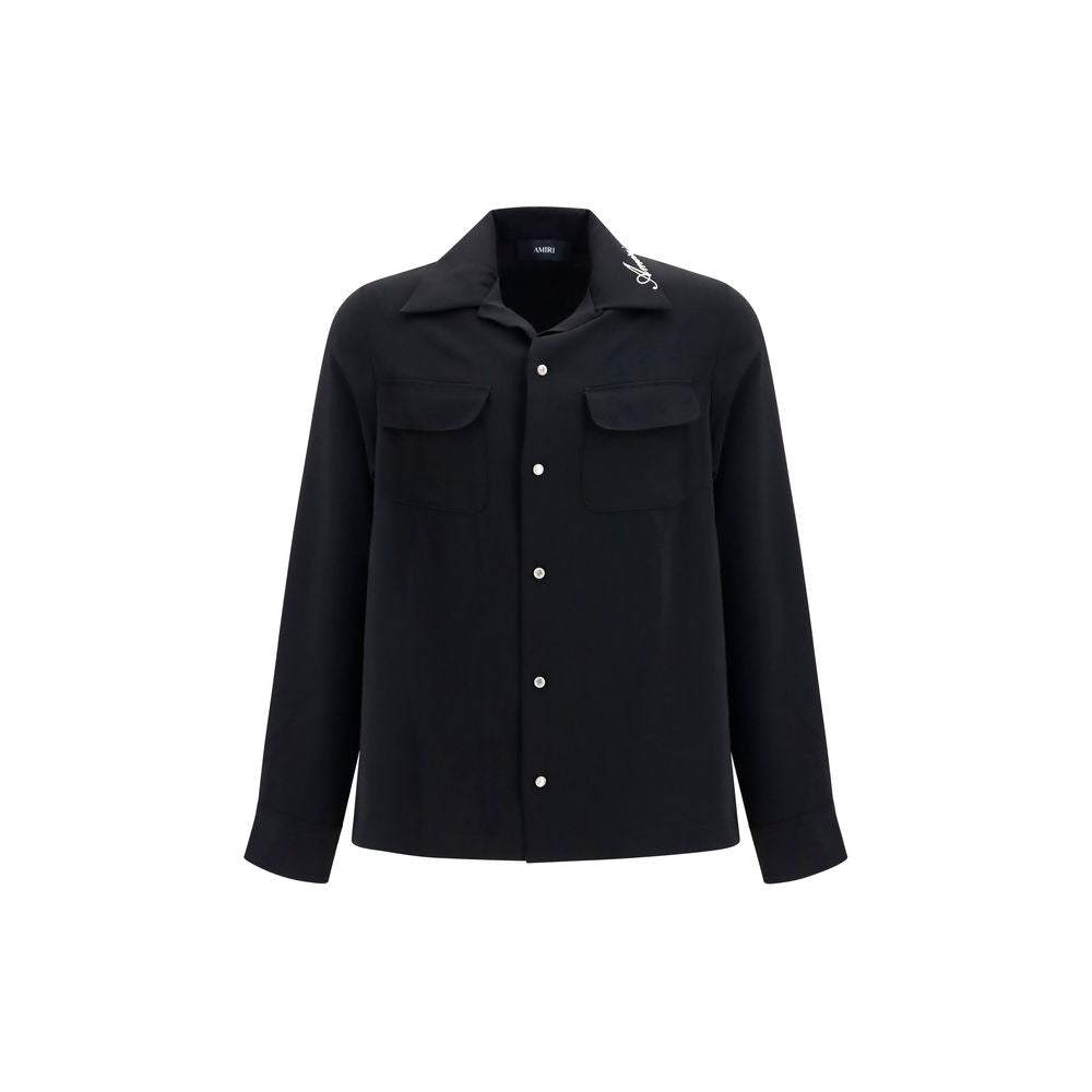 Black Polyester Shirt mens luxury fashion - Mens Edit