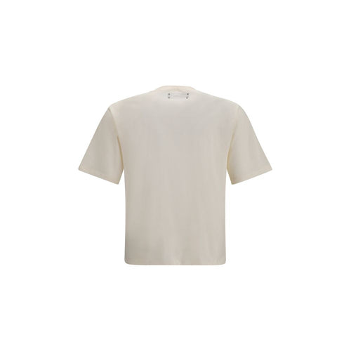 Amiri Cotton T-Shirt in Beige