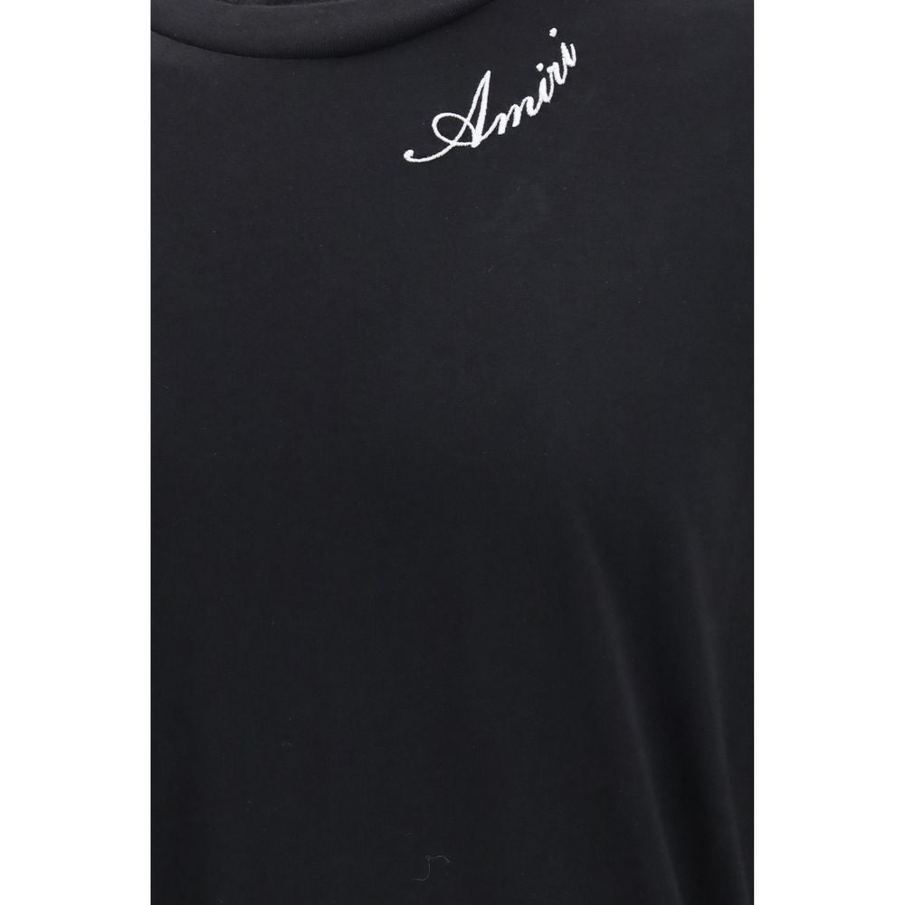 Amiri Cotton-Modal T-Shirt in Black