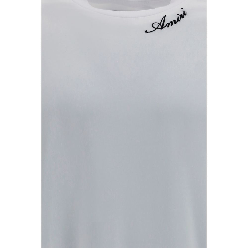 Amiri Cotton-Modal T-Shirt in White