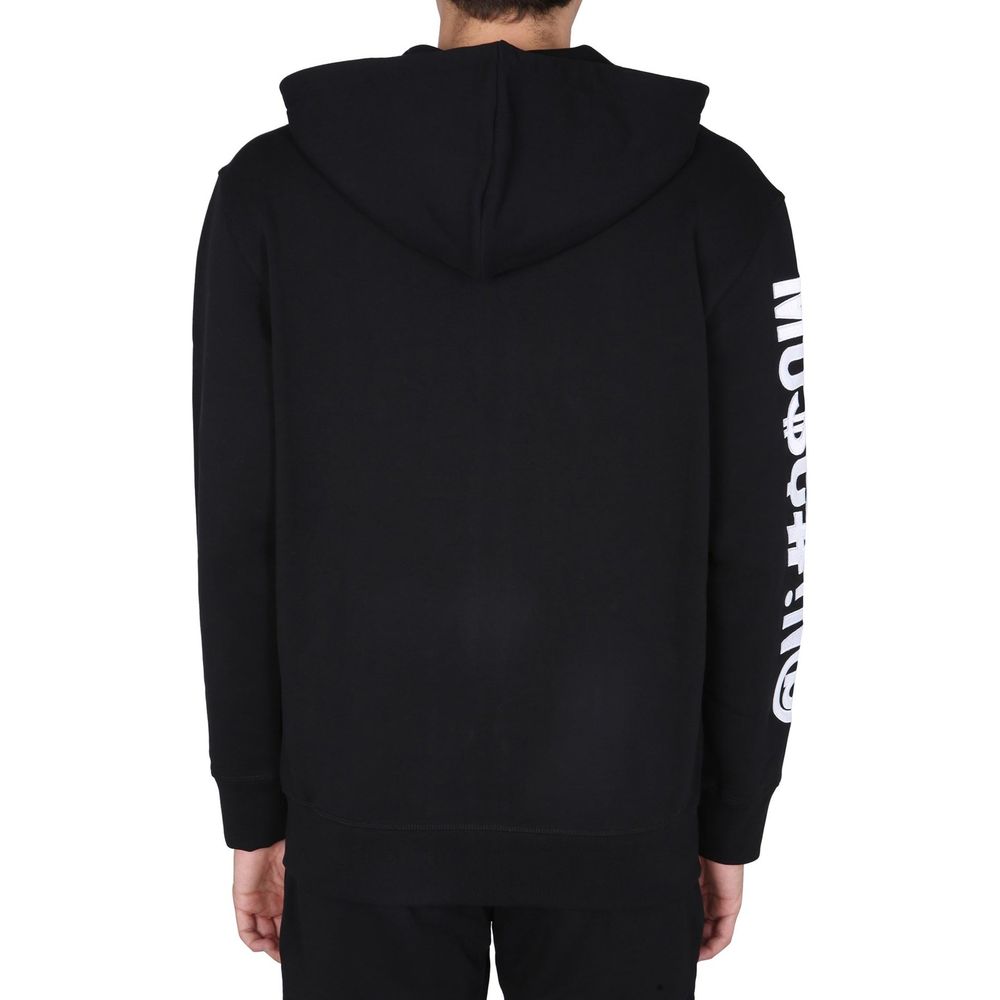 Moschino Couture Cotton Sweatshirt in Black