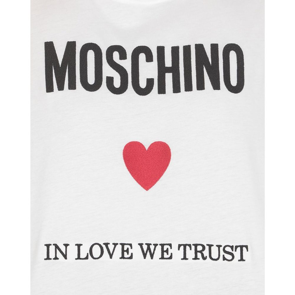 Moschino Couture Cotton T-Shirt in White