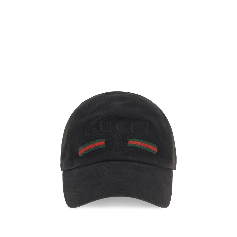 Black Cotton Cap (Baseball Hat) mens luxury fashion - Mens Edit