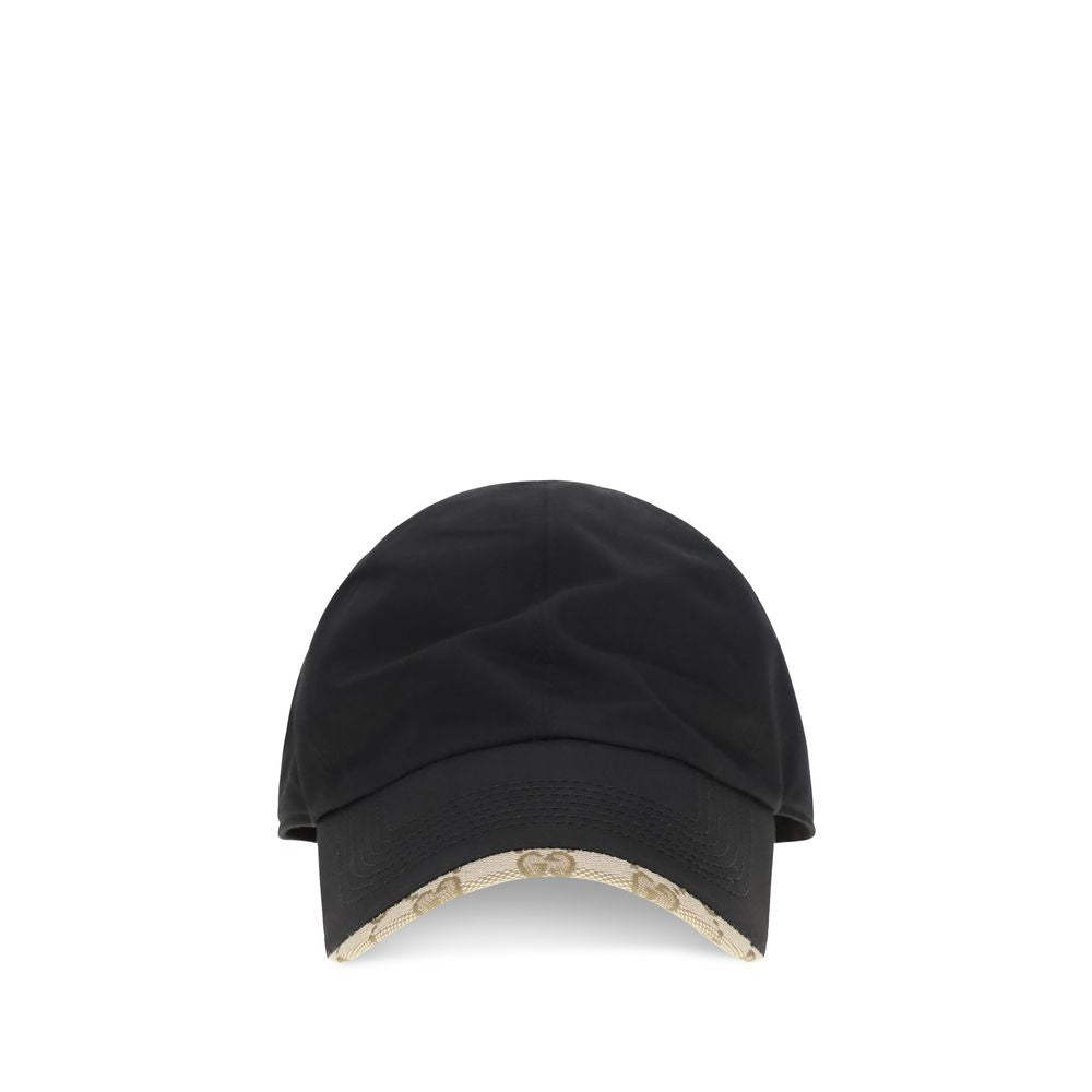 Gucci Baseball Cap από 100% βαμβάκι σε Μαύρο