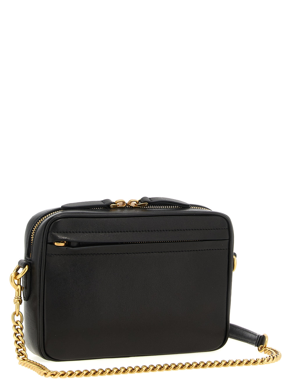 Valentino Garavani Τσάντα Crossbody από Δέρμα Αρνιού σε Καφέ