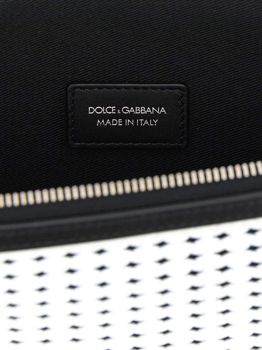 Bicolor Calfskin Clutch Bag