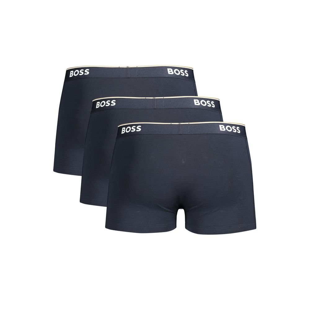 Hugo Boss Cotton Boxer Briefs in Blue