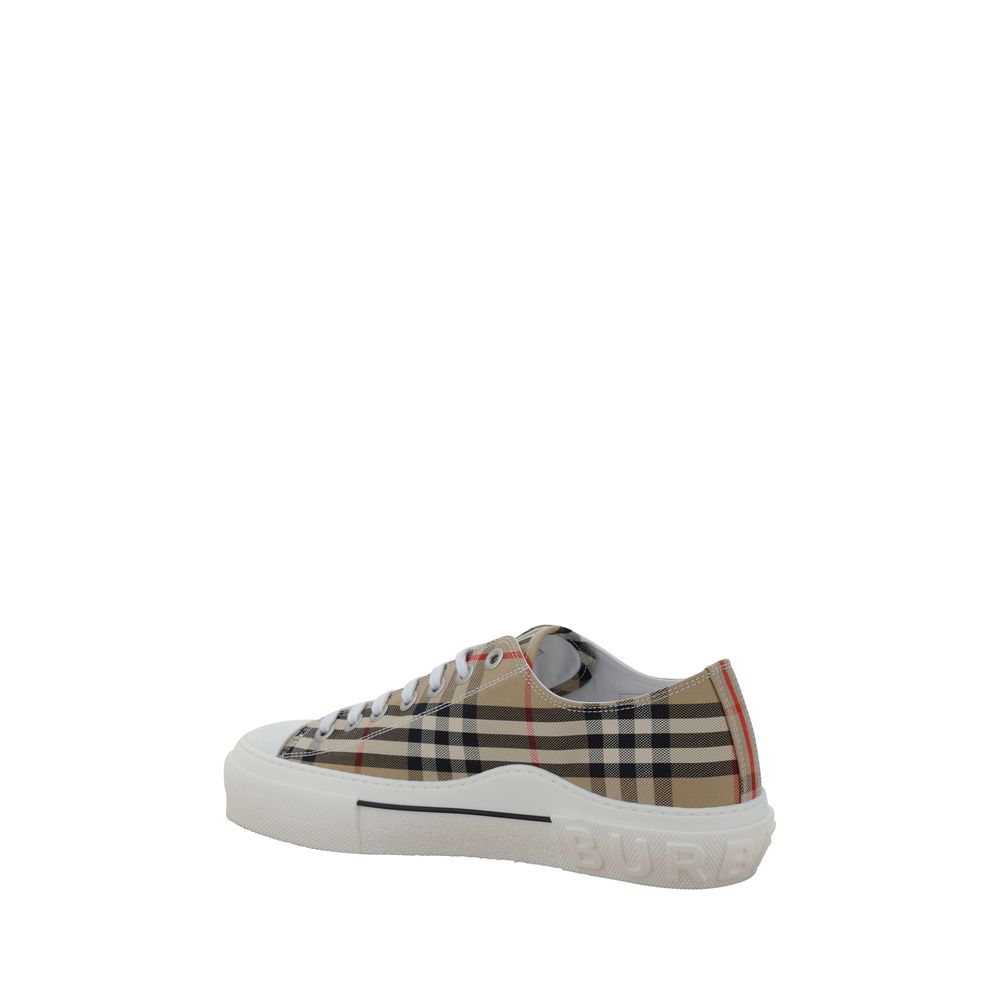 Burberry Βαμβακερά Low Top Sneakers σε Καφέ