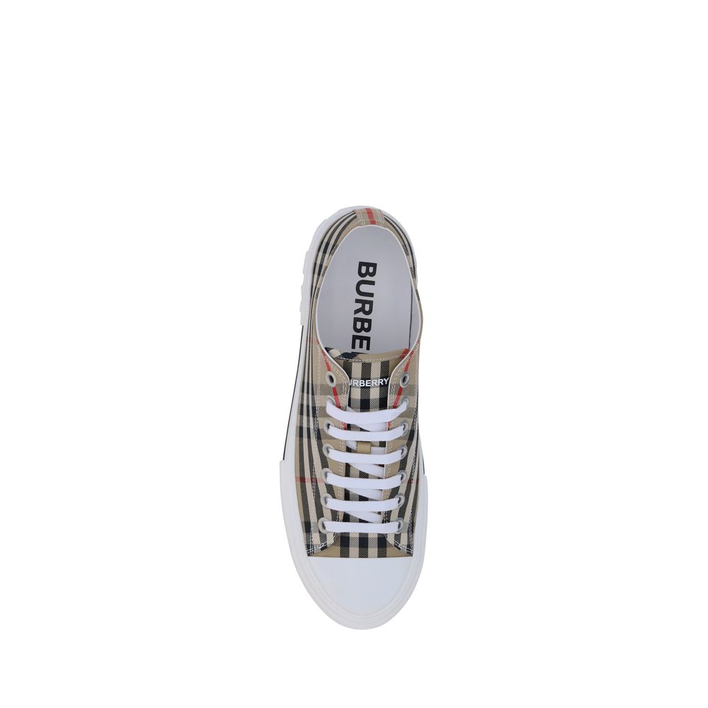 Burberry Βαμβακερά Low Top Sneakers σε Καφέ