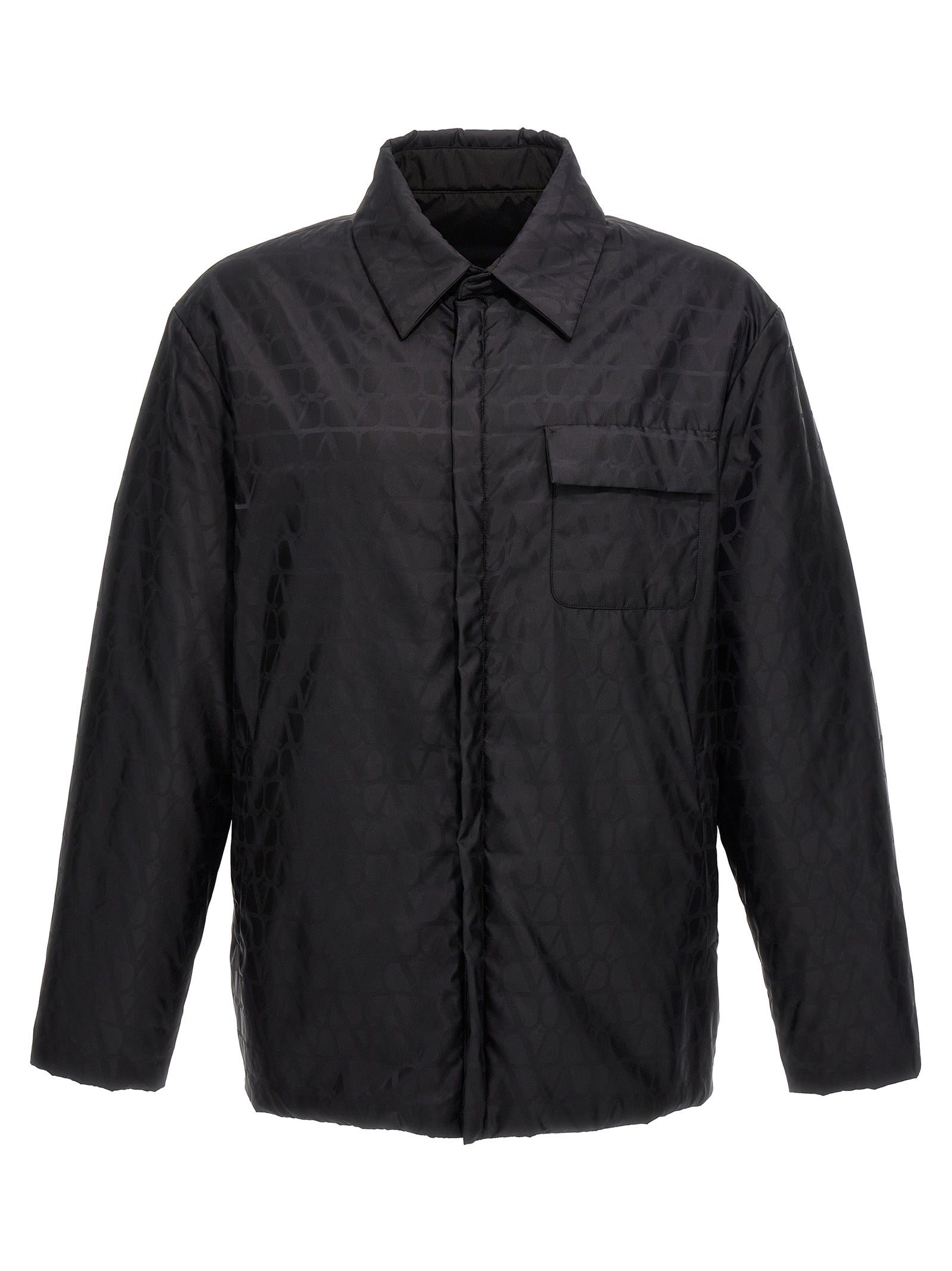 Valentino Garavani Αναστρέψιμο Jacket από 100% Πολυαμίδιο σε Μαύρο
