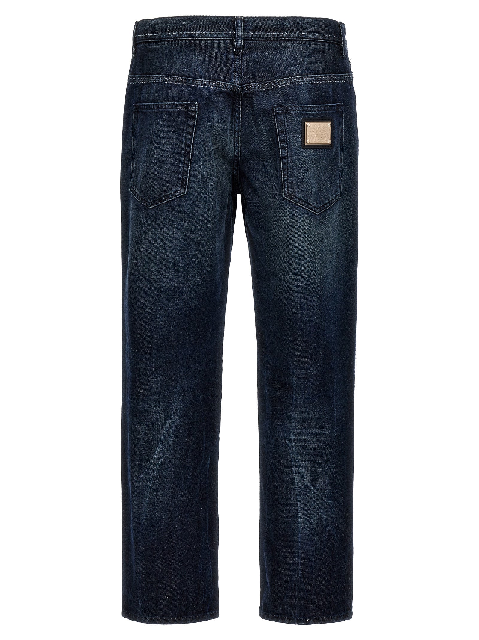 Dolce & Gabbana 100% Cotton Skinny Jeans in Blue