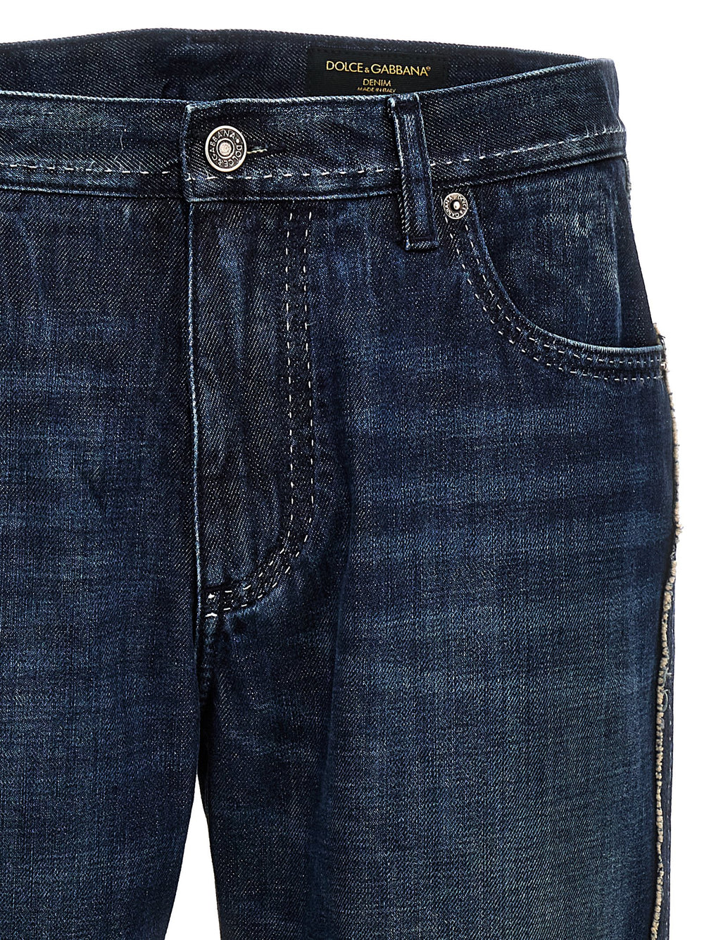 Dolce & Gabbana 100% Cotton Skinny Jeans in Blue