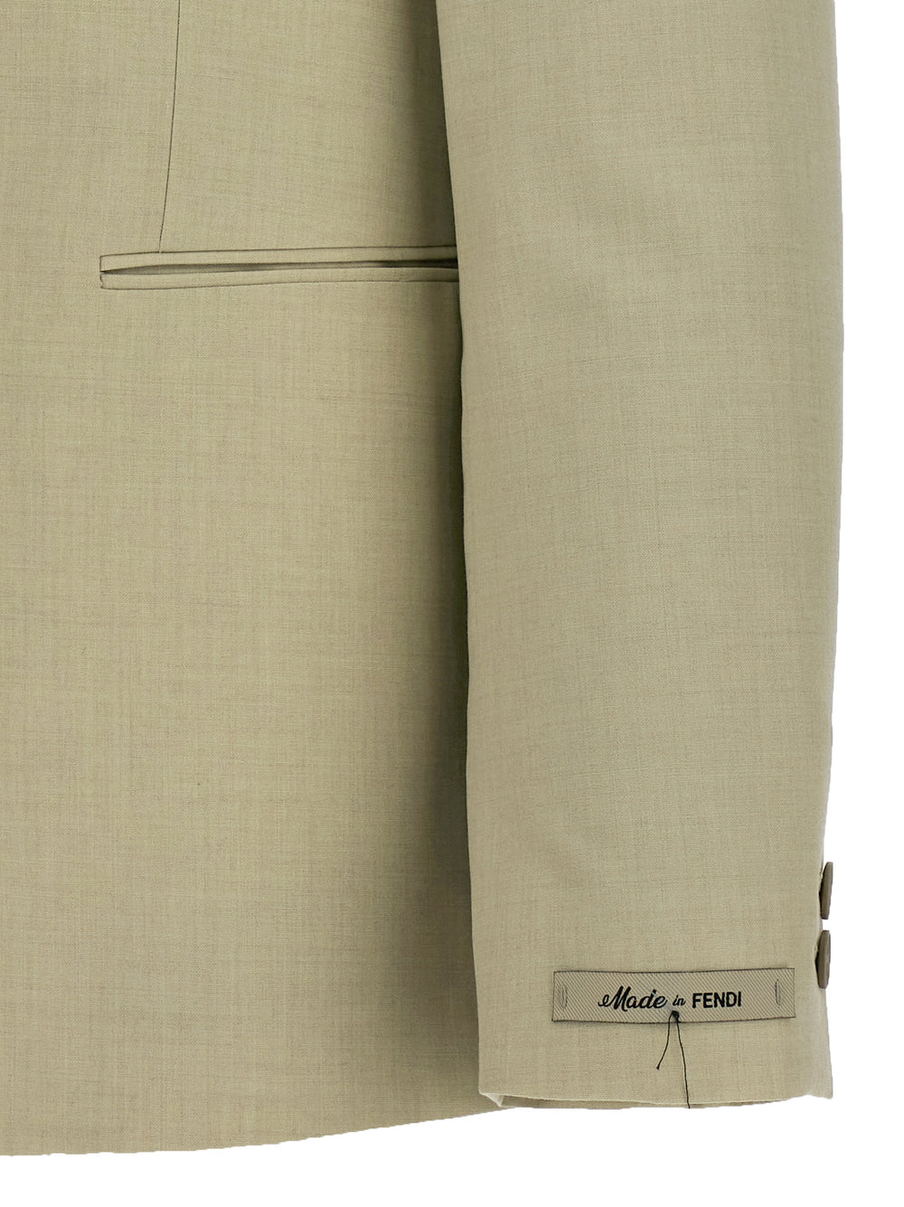 Fendi Blazer από 100% παρθένο μαλλί σε Μπεζ