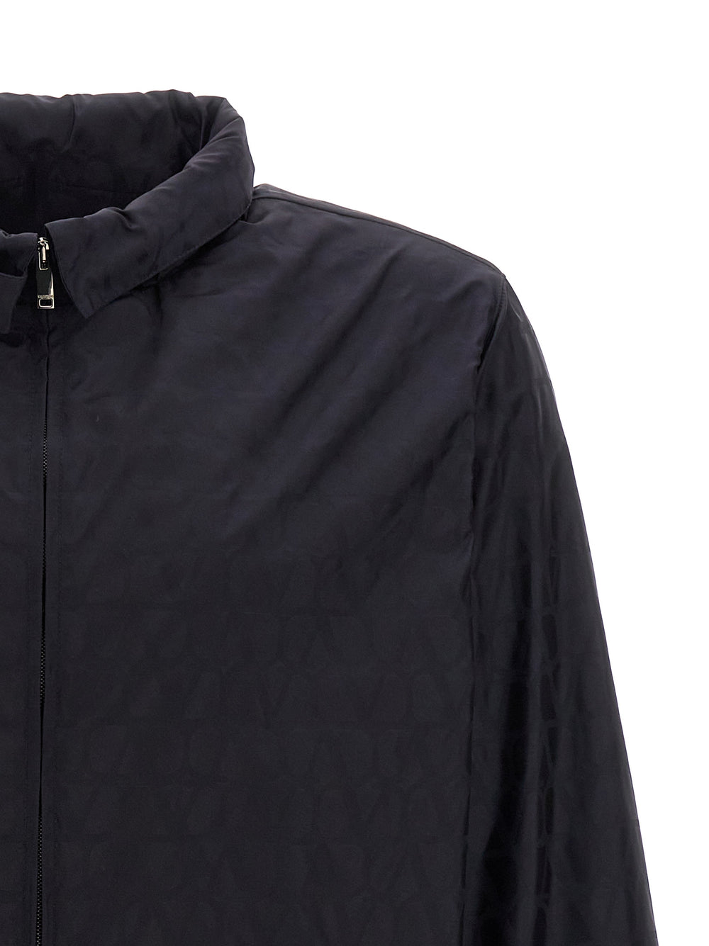 Valentino Garavani Toile Iconographe Polyamide Shell Jacket in Blue
