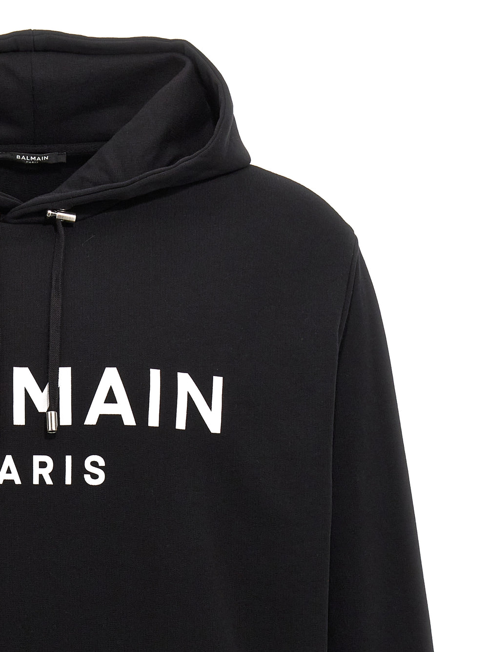 Balmain Βαμβακερό Bicolor Φούτερ σε Λευκό και Μαύρο