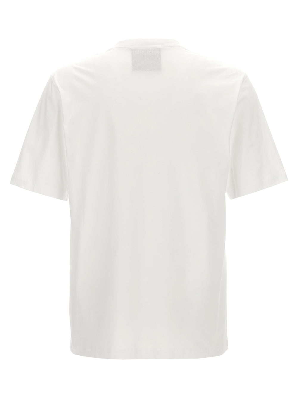 Moschino Βαμβακερό Bicolor T-Shirt σε Λευκό και Μαύρο