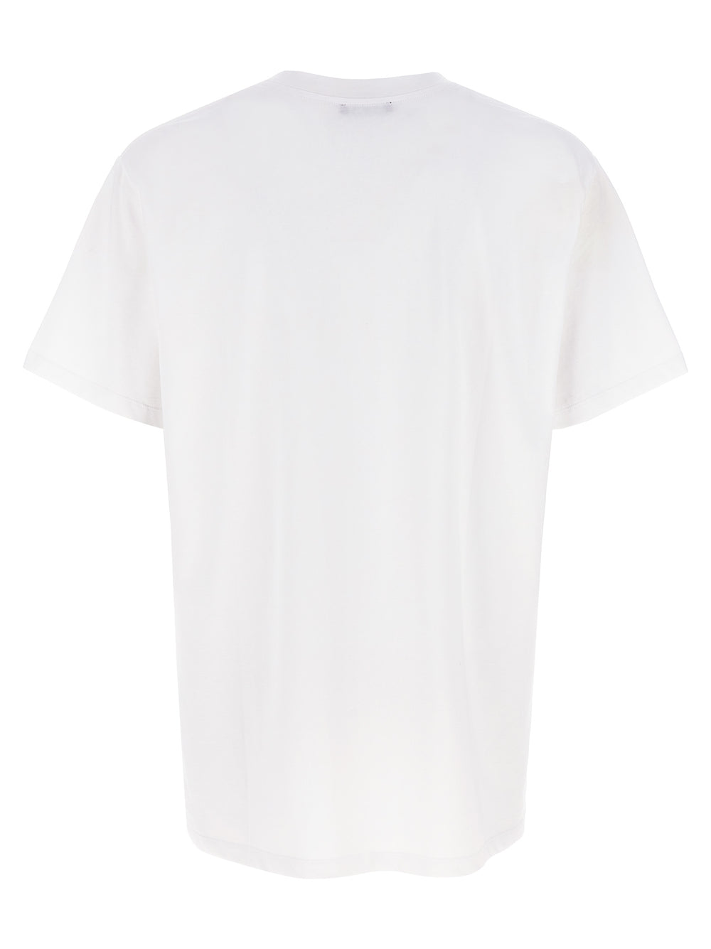 Balmain Βαμβακερό Bicolor T-Shirt σε Λευκό και Μαύρο