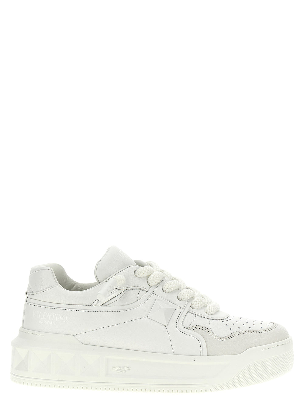 White Calfskin Chunky Sneakers mens luxury fashion - Mens Edit