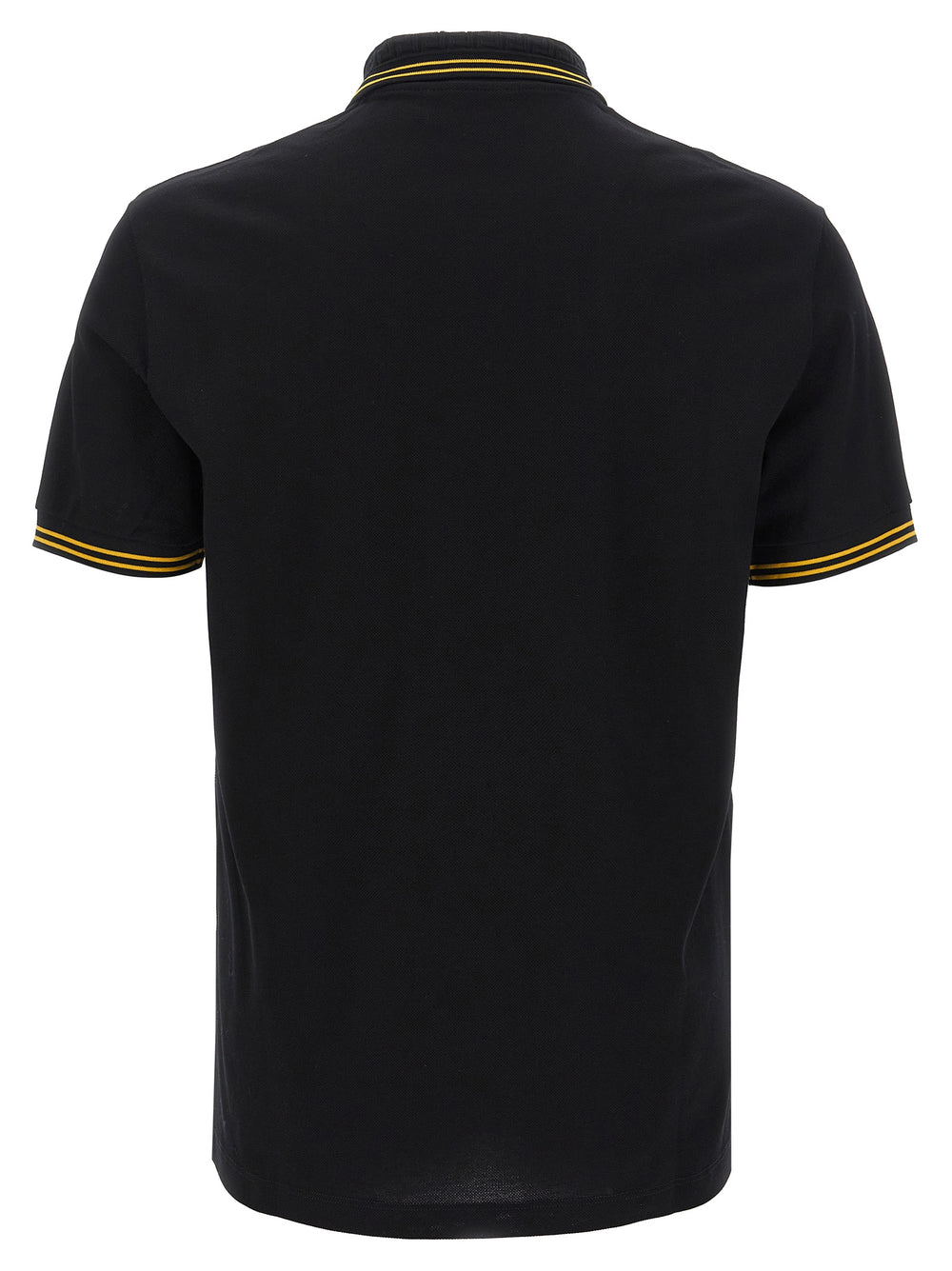 Black Cotton Polo Shirt