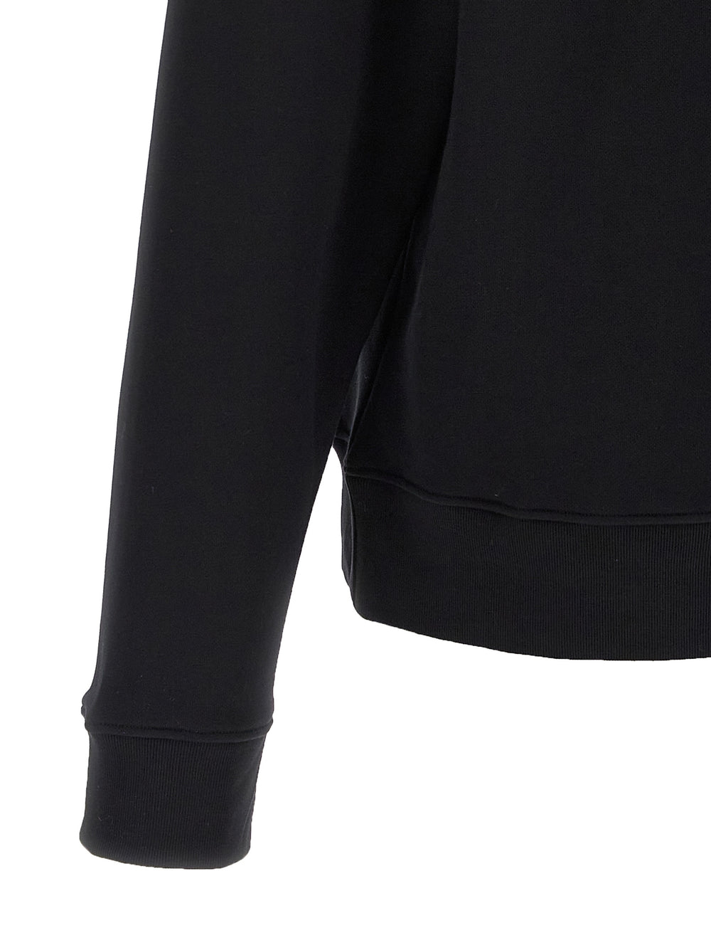 Black Cotton Sweatshirt