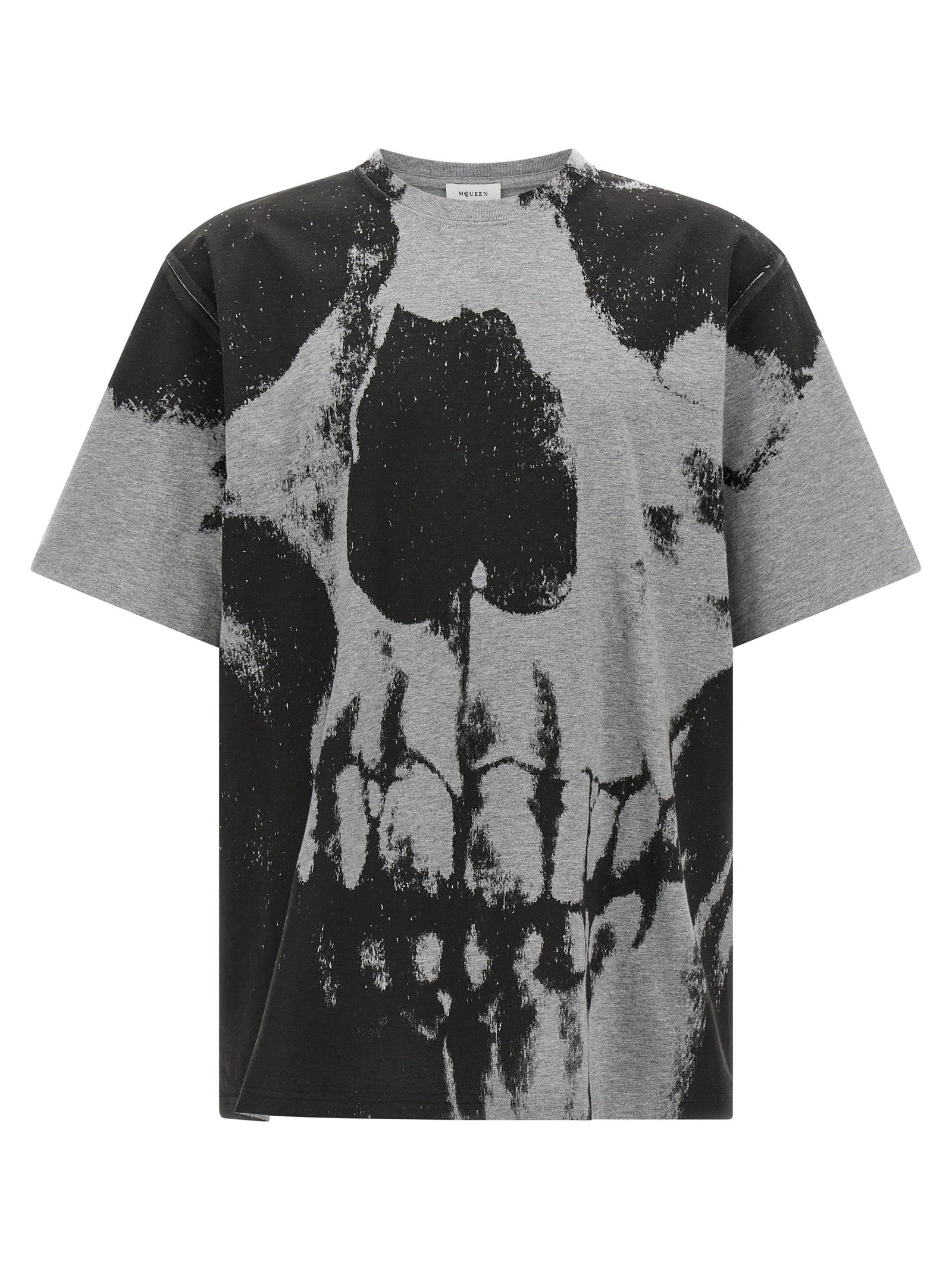 Alexander McQueen T-Shirt από 100% βαμβάκι σε Γκρι