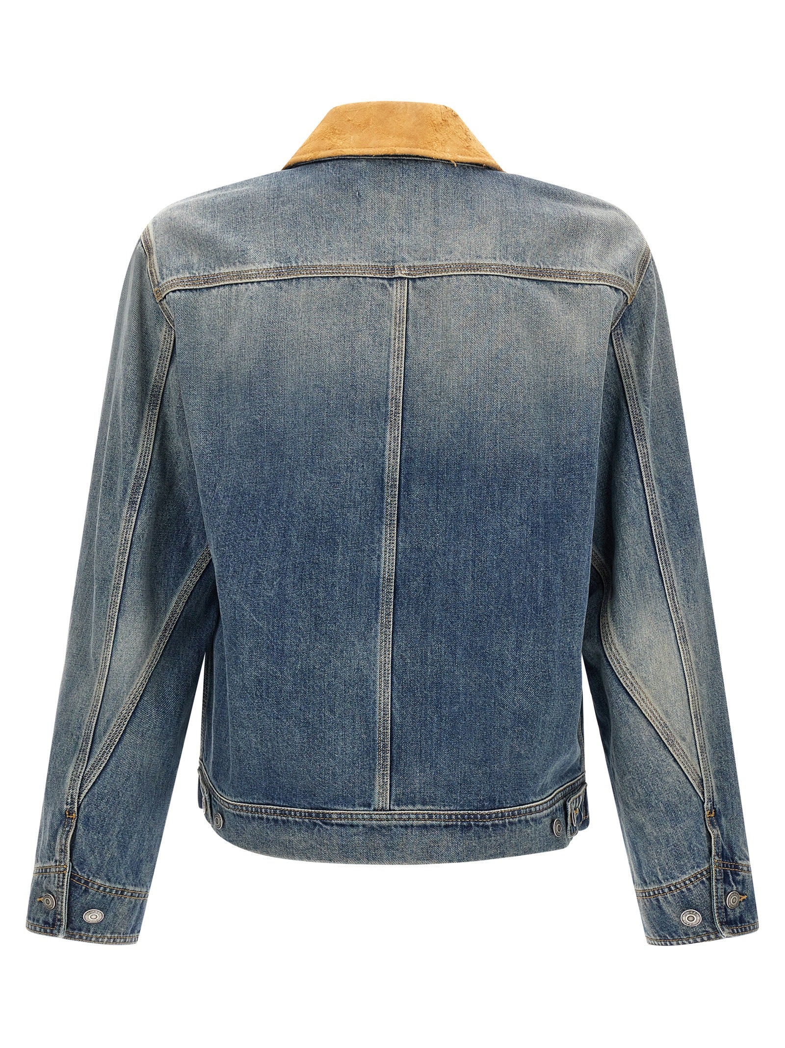 Alexander McQueen Βαμβακερό Denim Jacket σε Μπλε