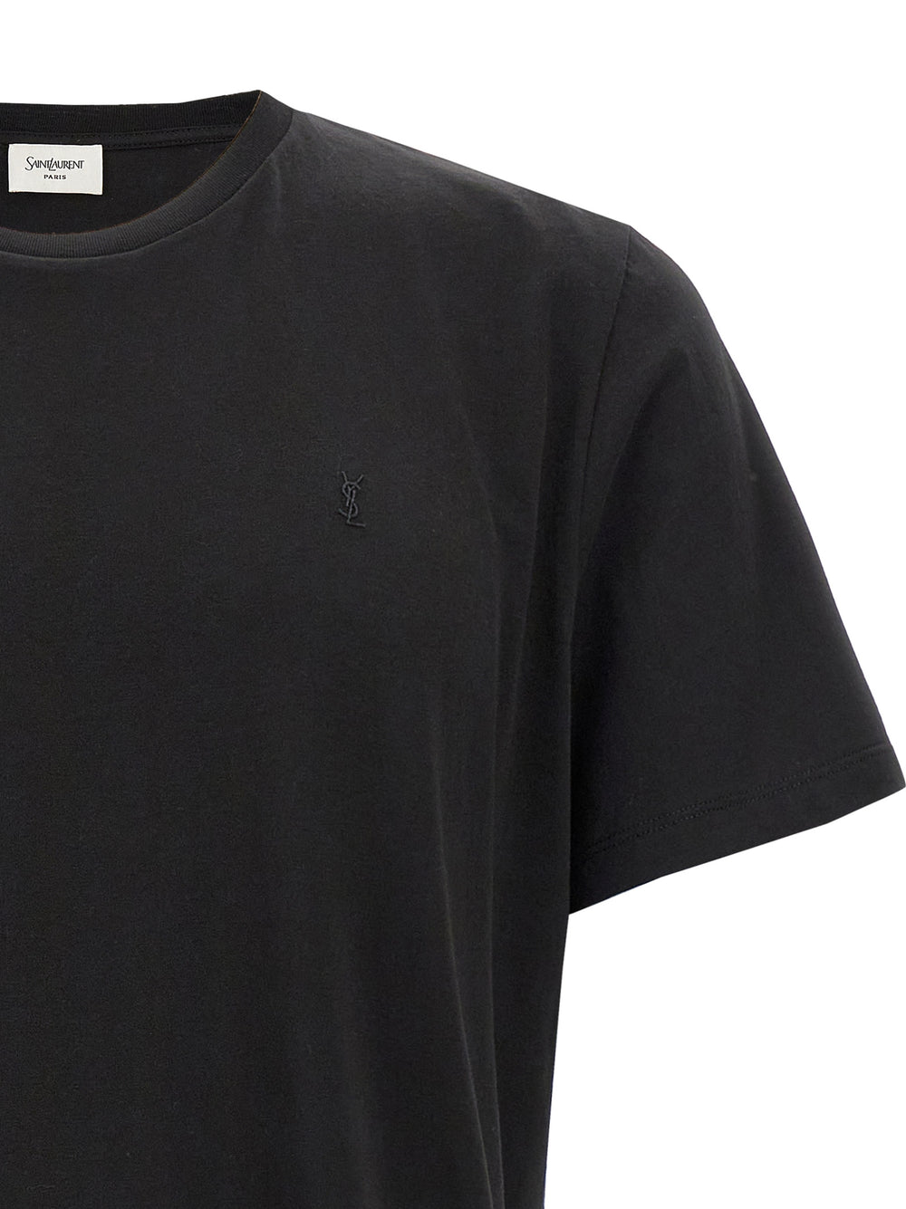 Black Cotton T-Shirt