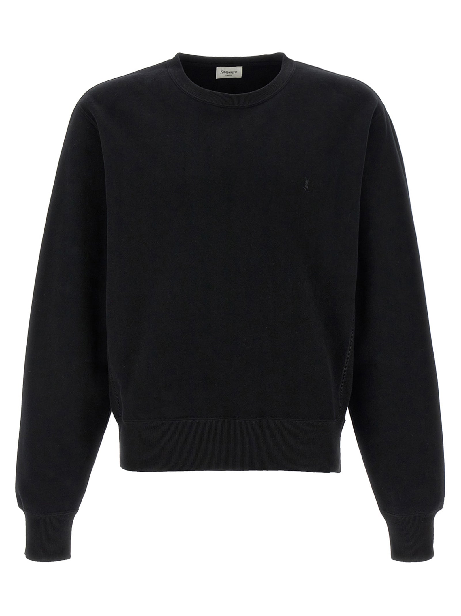 Black Cotton Sweatshirt mens luxury fashion - Mens Edit