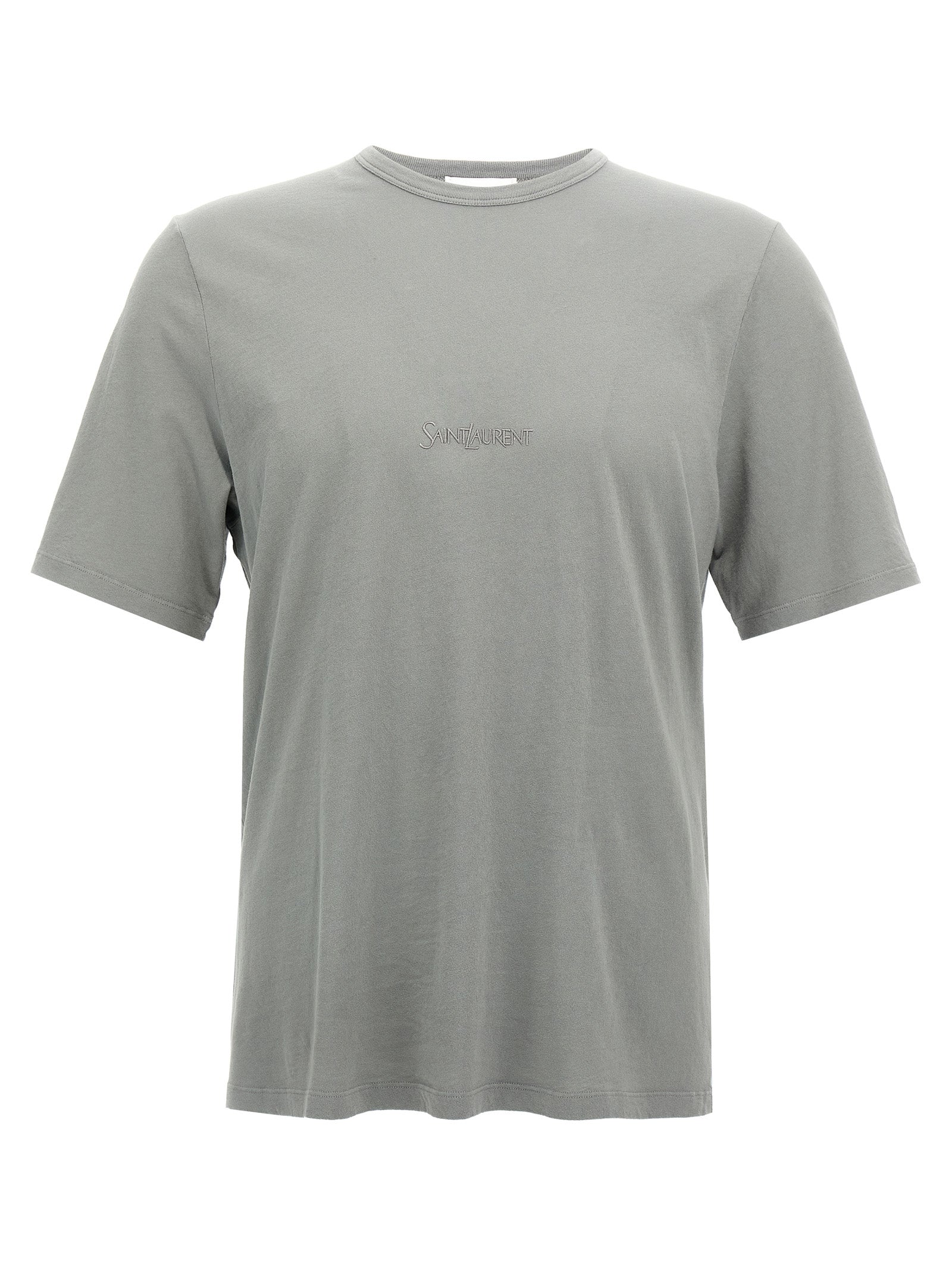 Gray Cotton T-Shirt mens luxury fashion - Mens Edit