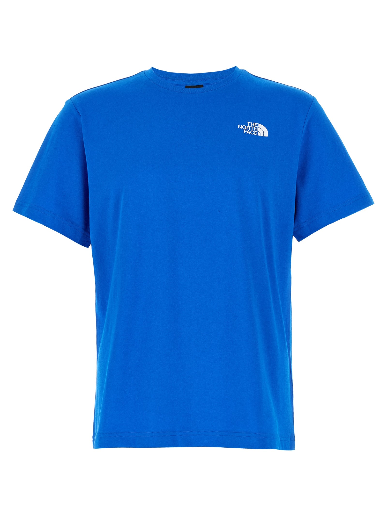 The North Face Μπλε Βαμβακερό T-Shirt
