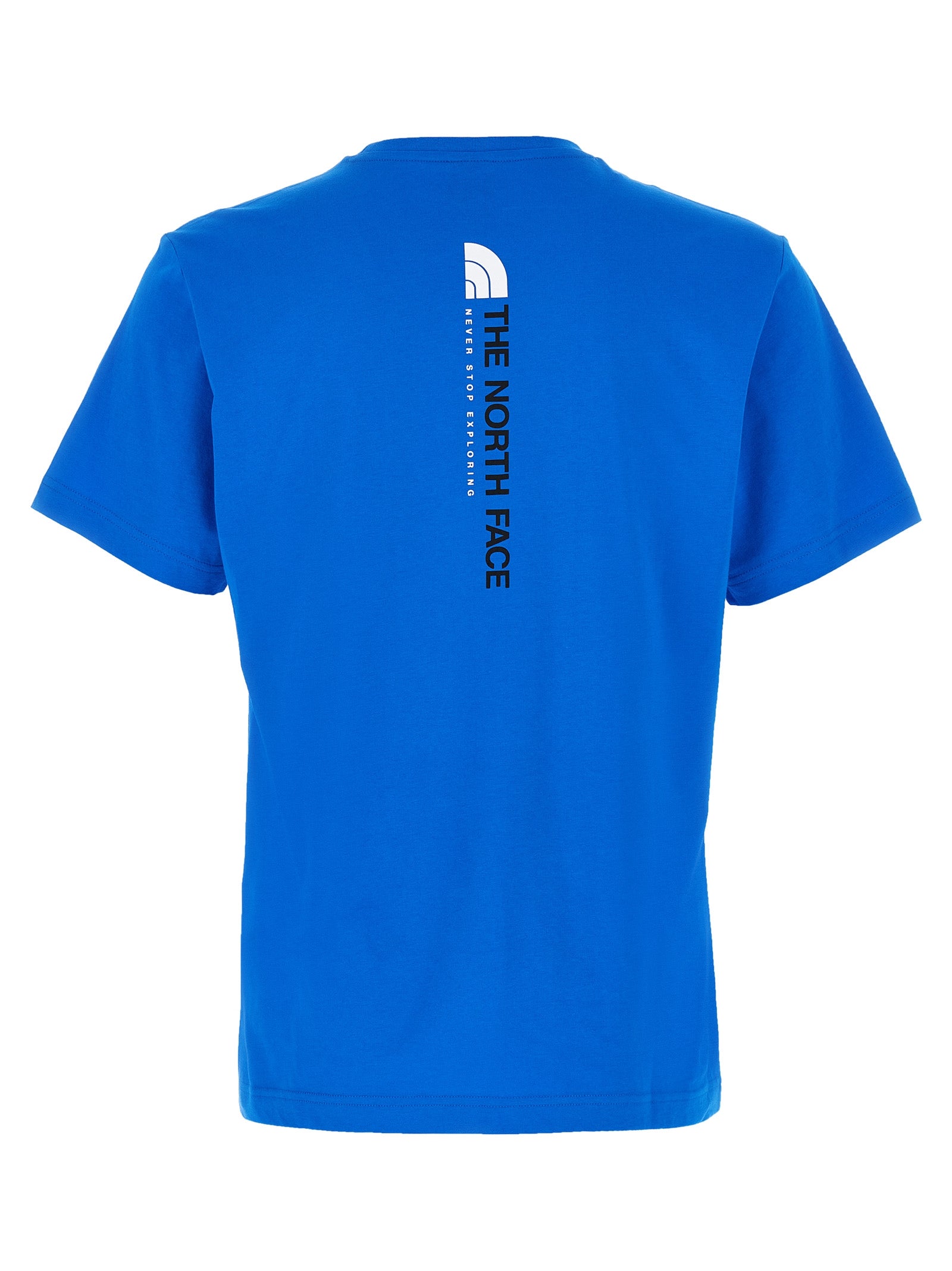 The North Face Μπλε Βαμβακερό T-Shirt