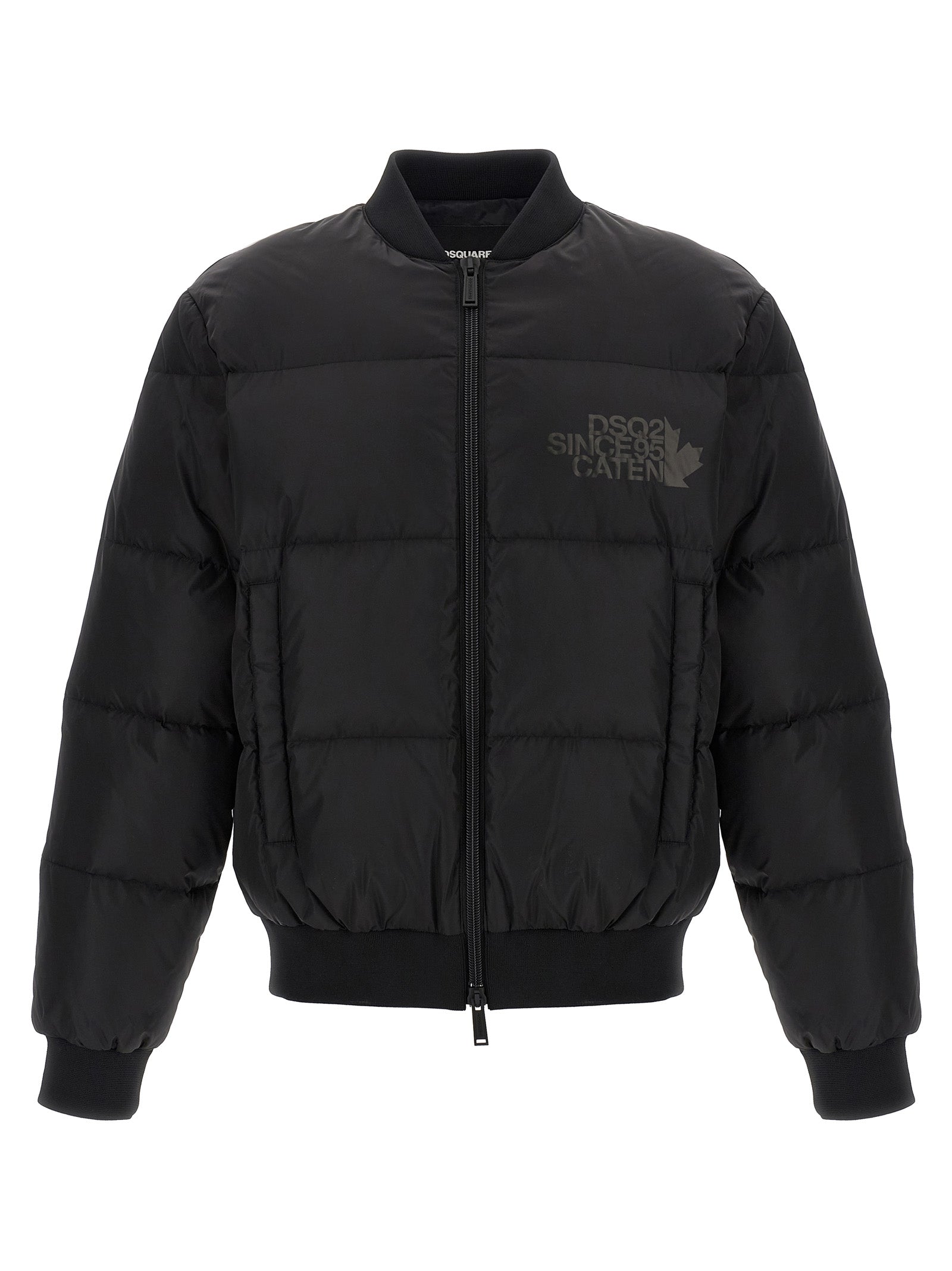 Dsquared² Bomber Jacket από 100% πολυαμίδιο σε Μαύρο