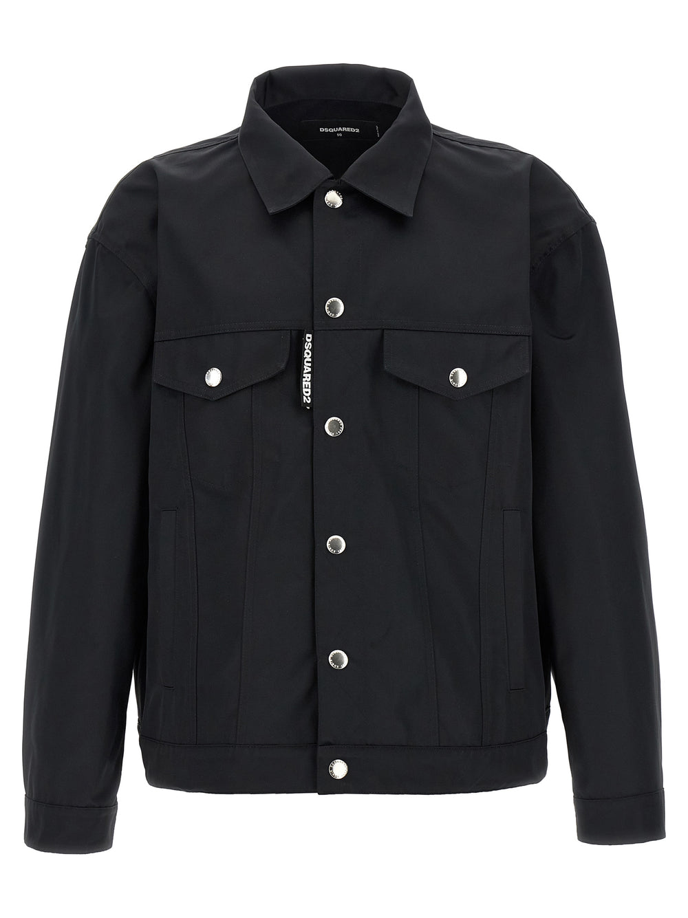 Black Polyester Full-Length Jacket mens luxury fashion - Mens Edit