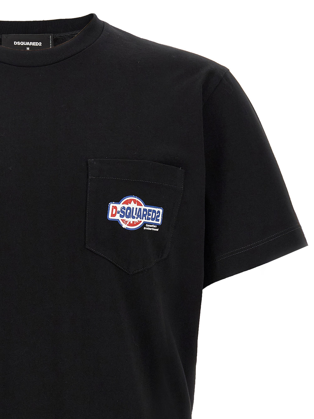 Black Cotton T-Shirt