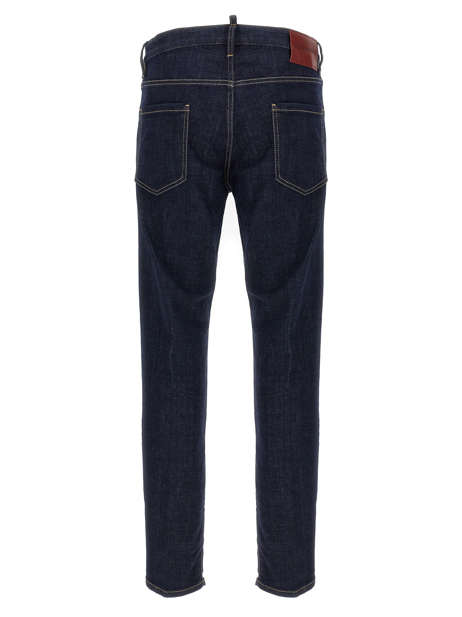 Dsquared² Βαμβακερό Slim Fit Jeans σε Μπλε