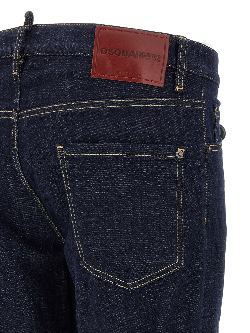 Blue Cotton Slim Fit Jeans