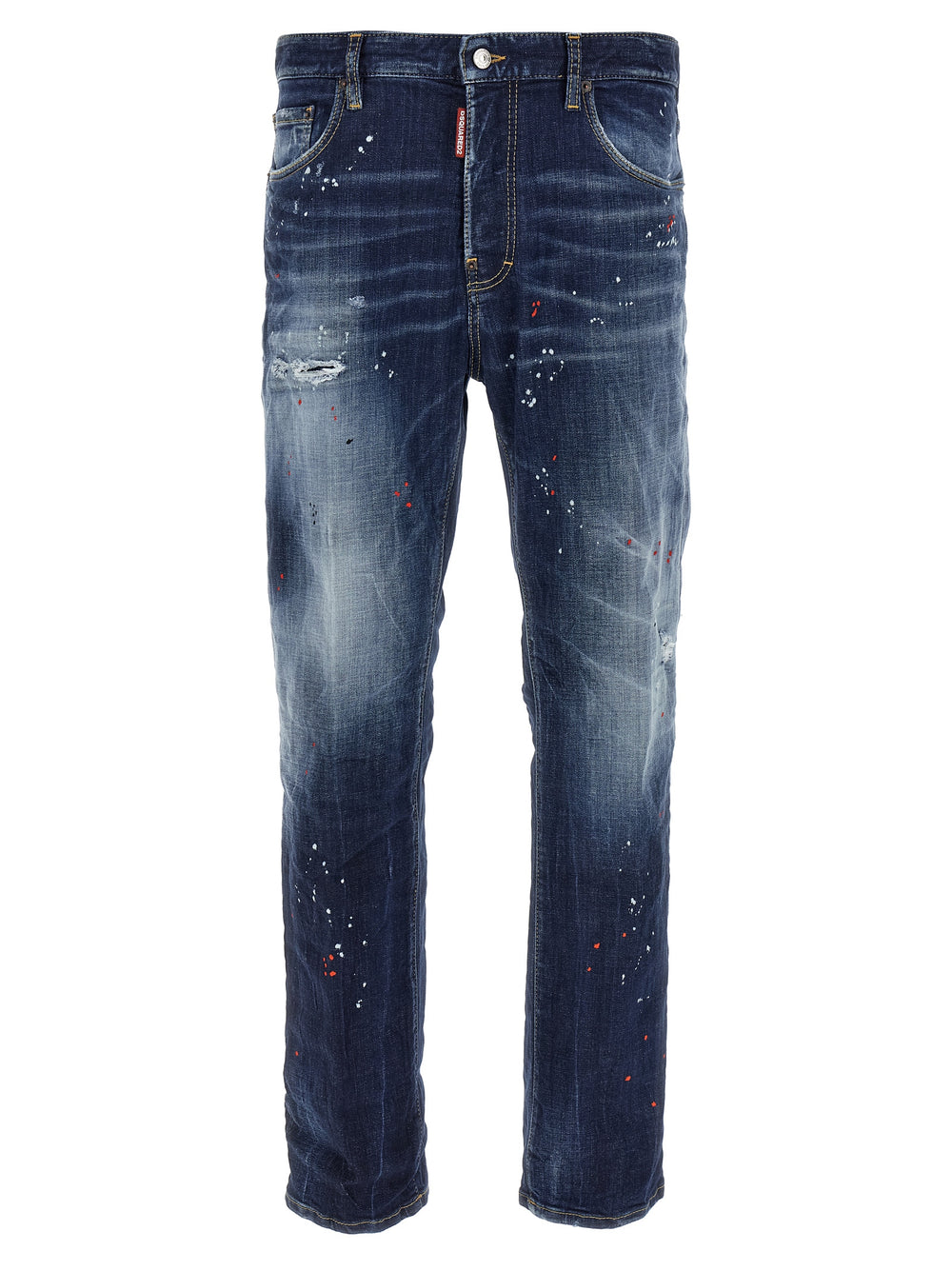 Dsquared² Relaxed Fit Jeans in Blue