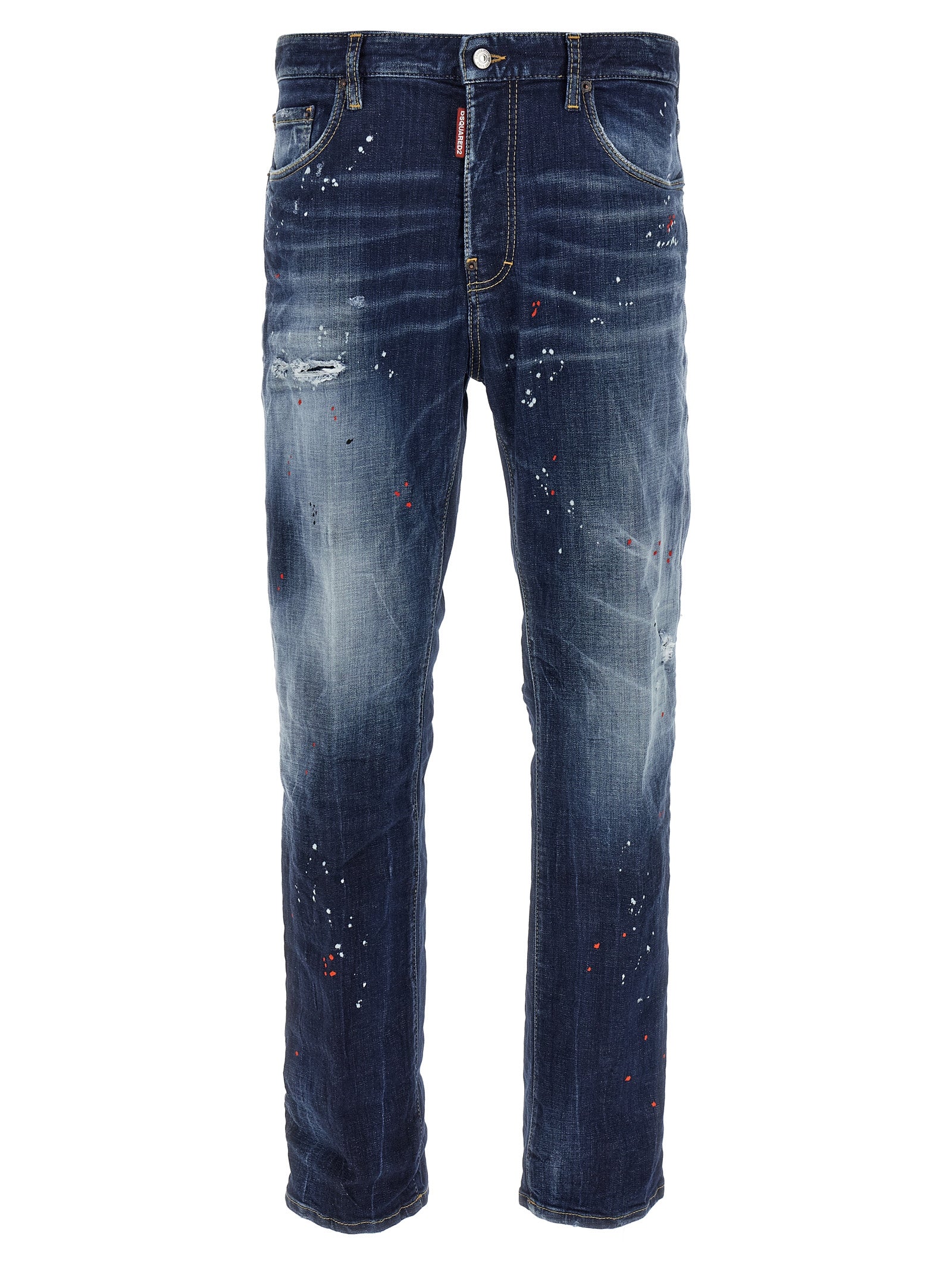 Dsquared² Relaxed Fit Jeans in Blue