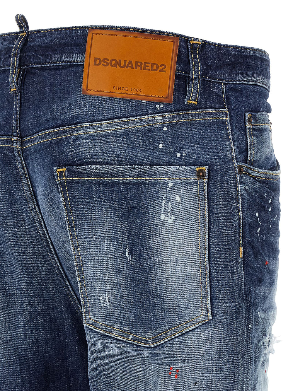 Dsquared² Relaxed Fit Jeans in Blue