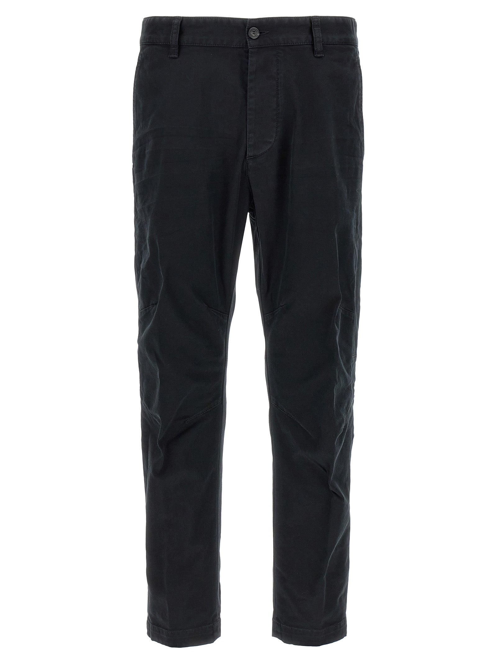 Black Cotton Chino Pants mens luxury fashion - Mens Edit