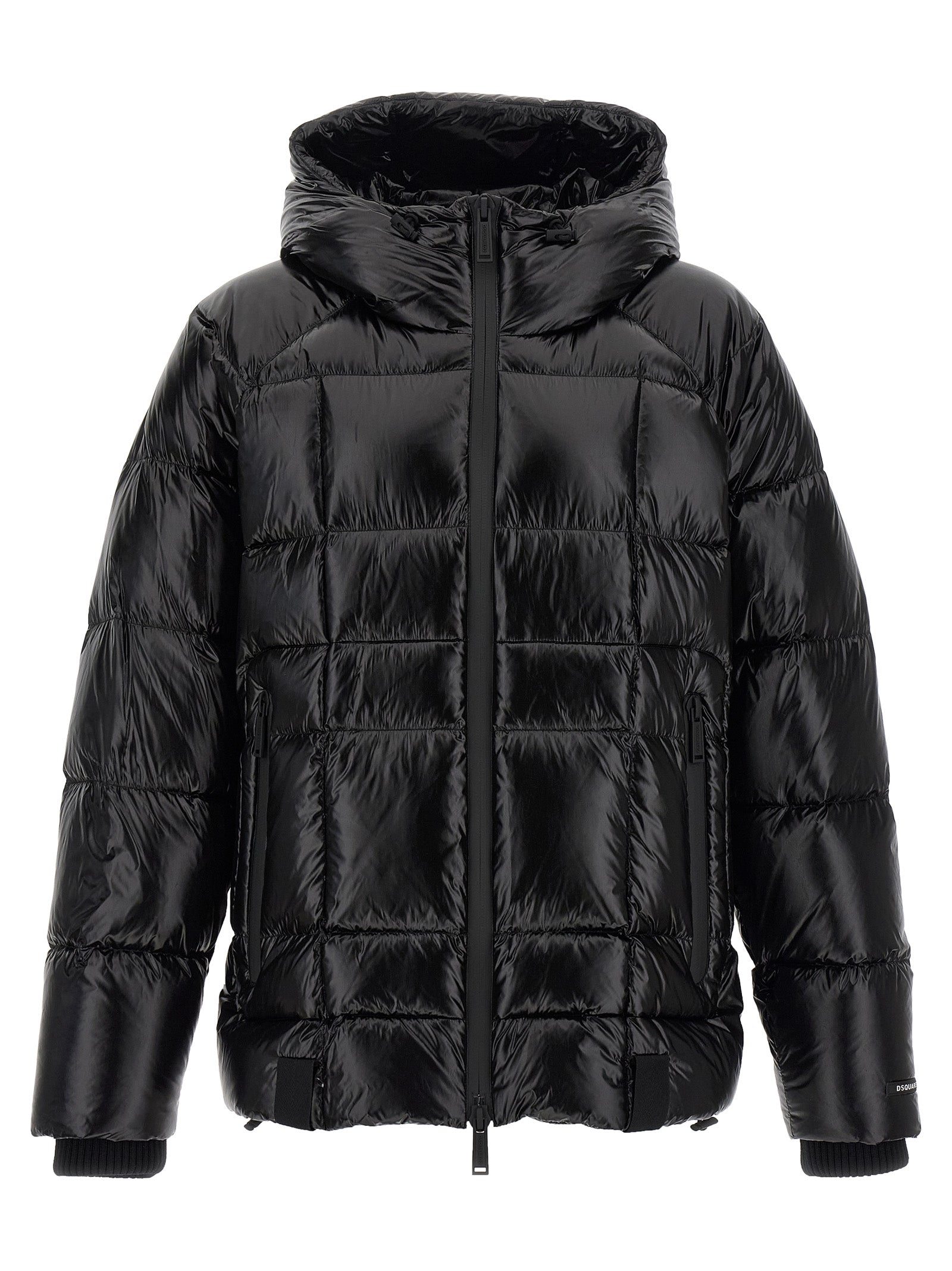 Black Polyamide Full-Length Jacket mens luxury fashion - Mens Edit