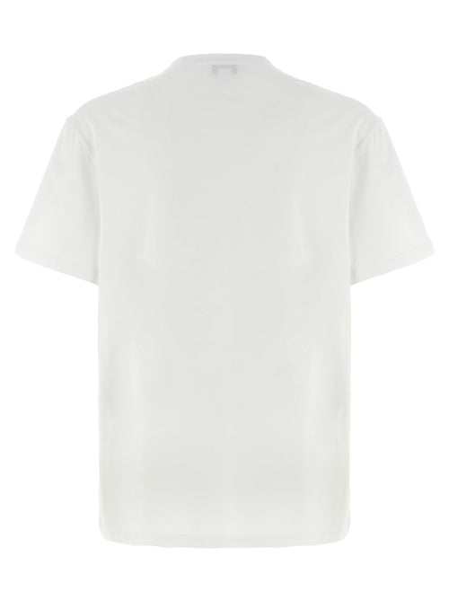 Alexander McQueen Βαμβακερό T-Shirt σε Λευκό και Μαύρο