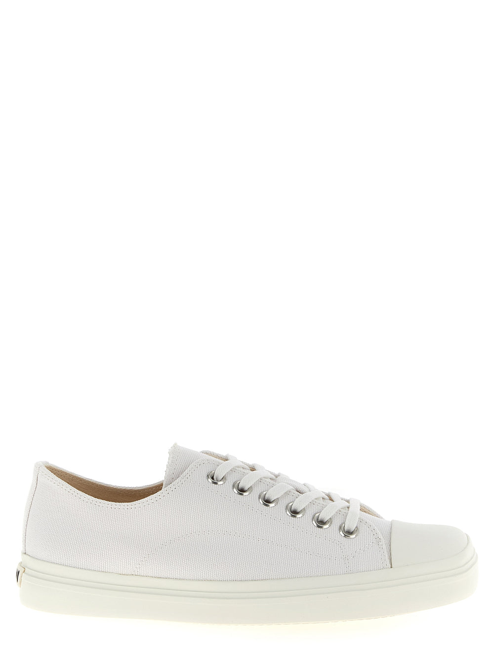 White Cotton Low Top Sneakers mens luxury fashion - Mens Edit