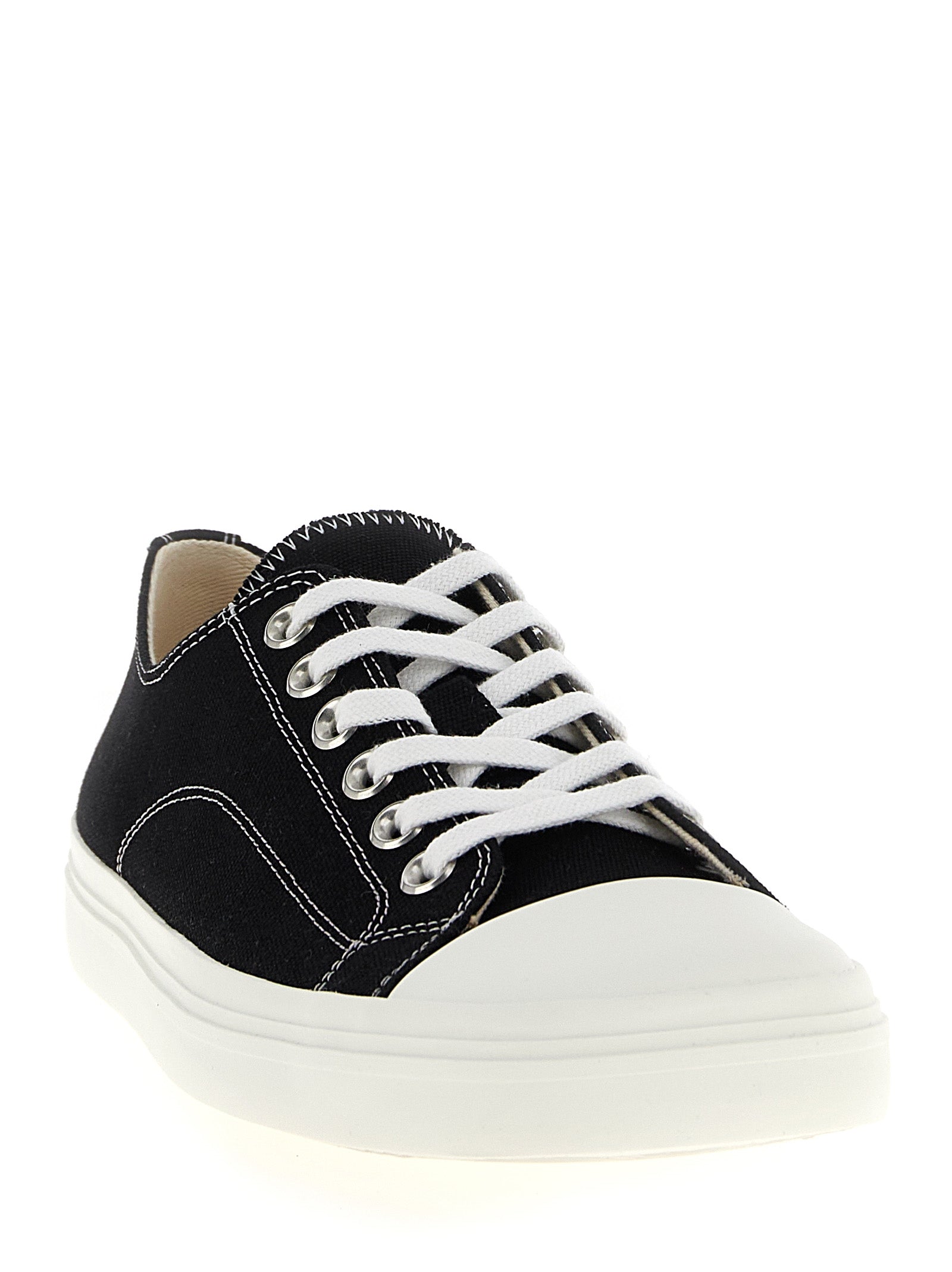 Moschino Βαμβακερά Sneakers σε Λευκό/Μαύρο