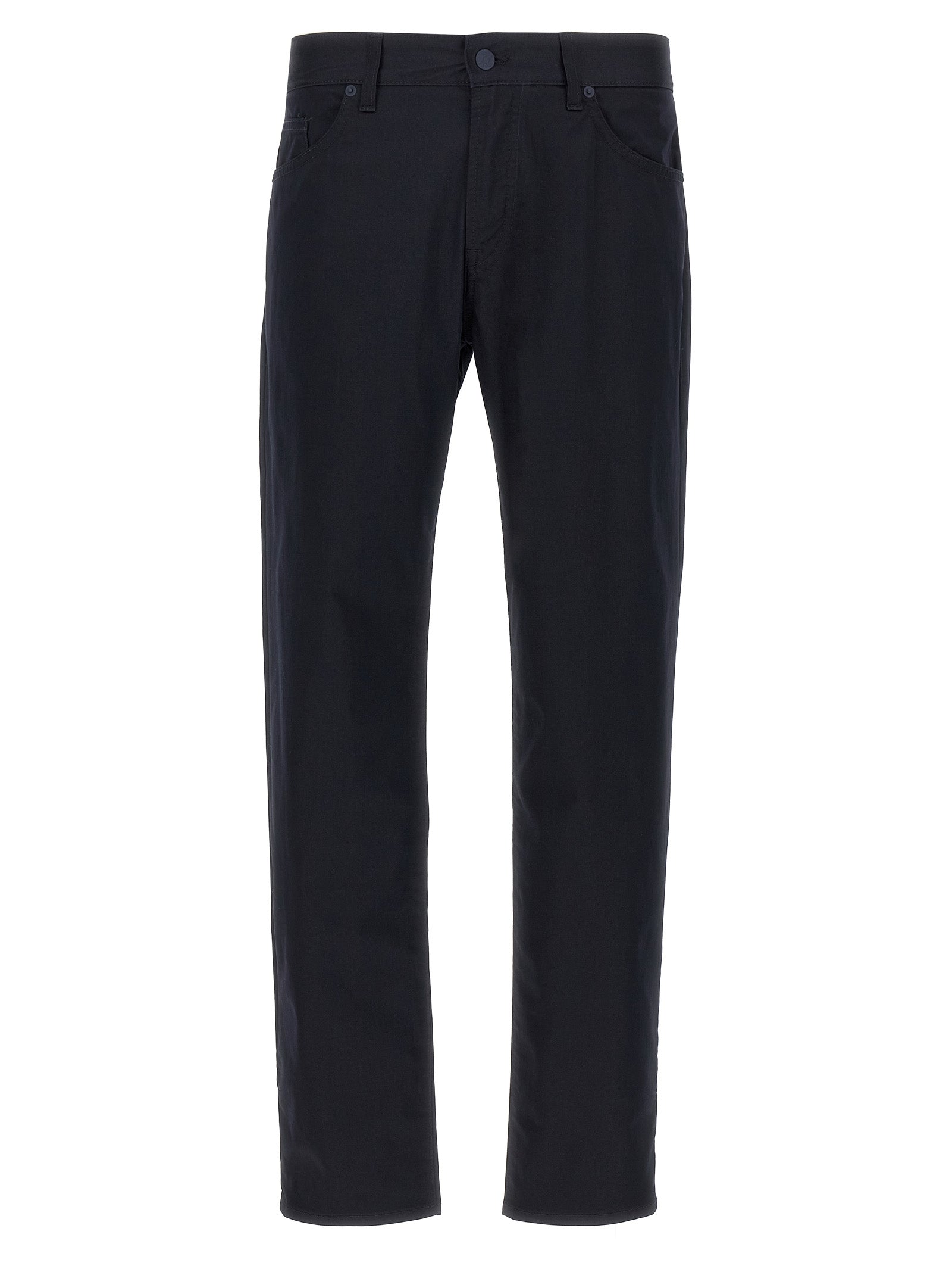 Hugo Boss Stretch Cotton Trousers in Blue