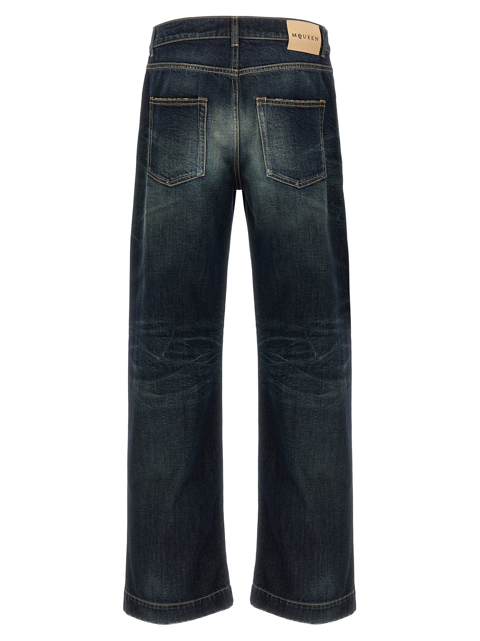 Alexander McQueen Jeans από 100% βαμβάκι σε Μπλε