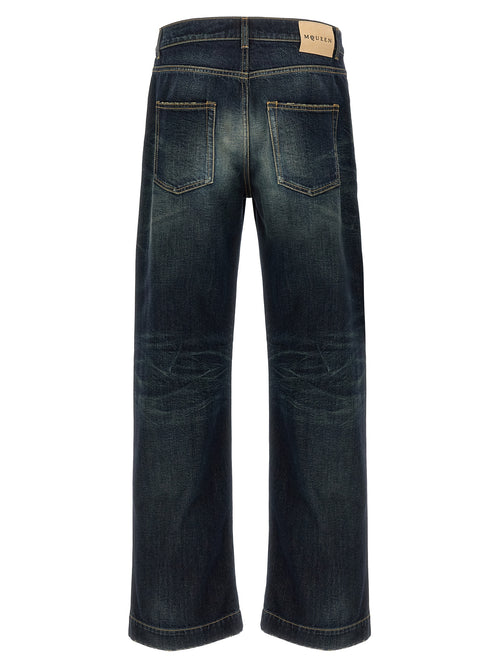 Alexander McQueen Jeans από 100% βαμβάκι σε Μπλε