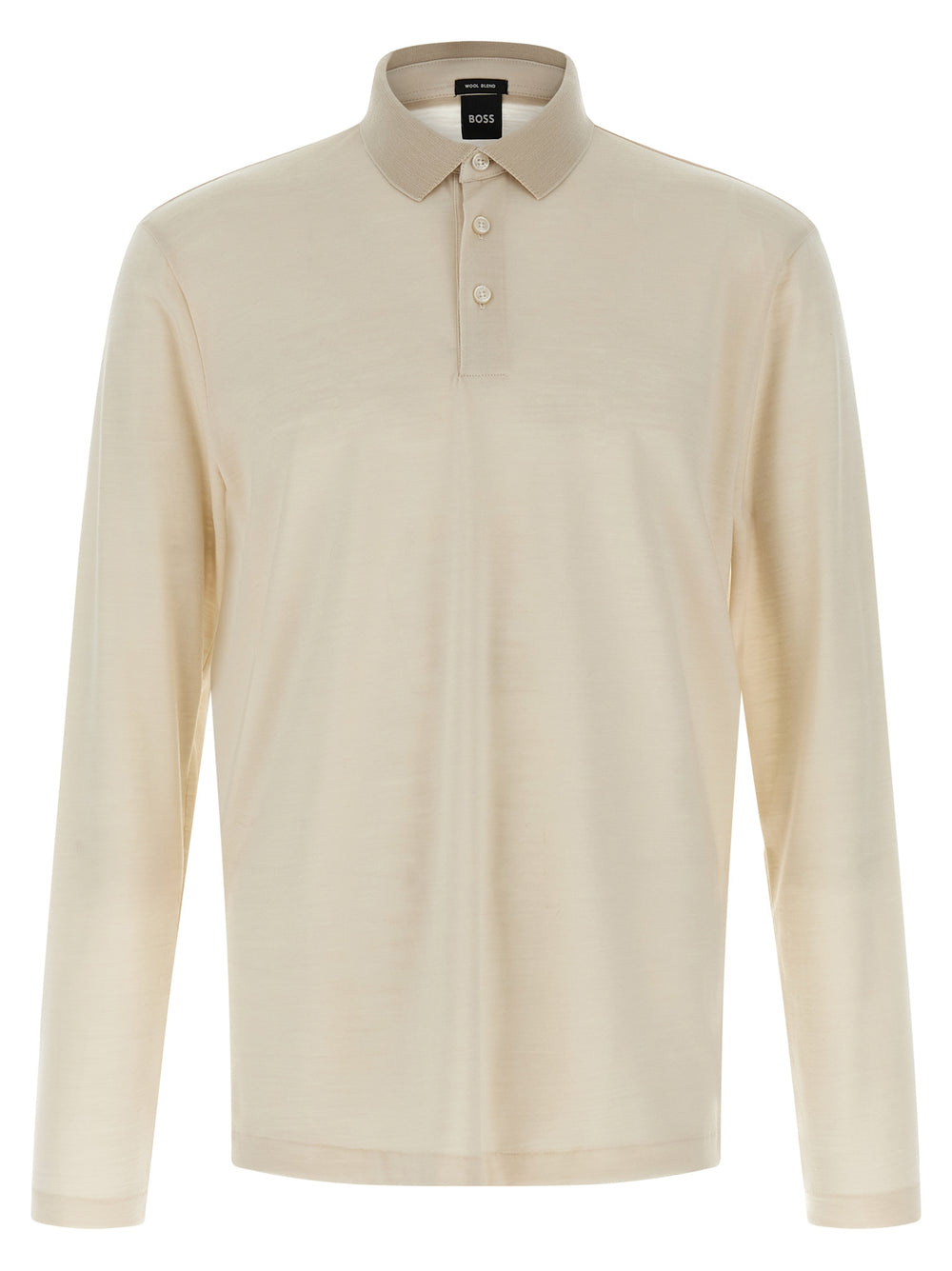 Beige Wool Polo Shirt mens luxury fashion - Mens Edit